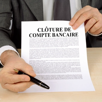 Clôturer ou transférer les comptes bancaires